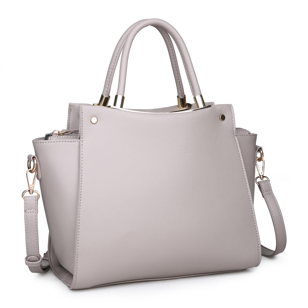Product Image of Urban Expressions Greyson Satchel NA-840611149749 View 2 | Grey