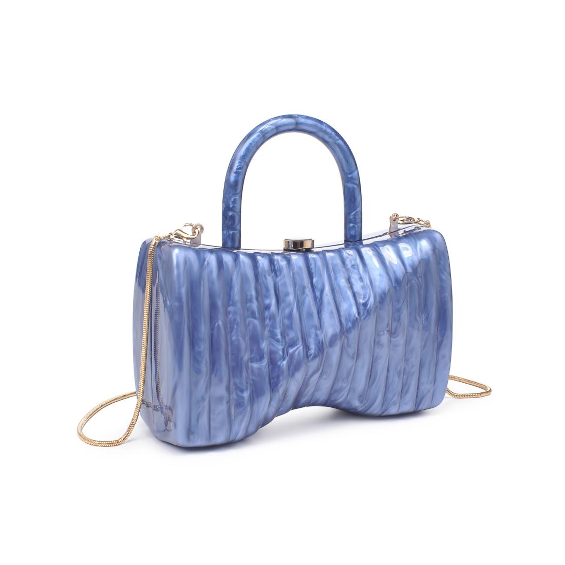 Woman wearing Navy Urban Expressions Julie Evening Bag 840611198709 View 6 | Navy