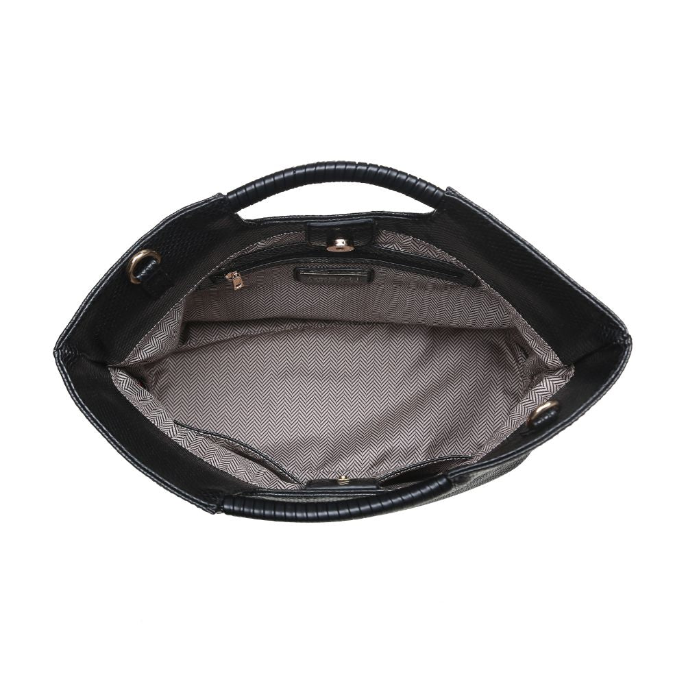 Woman wearing Black Urban Expressions Silas Tote 840611166814 View 9 | Black