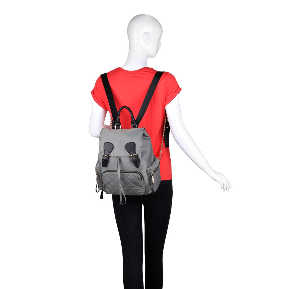 Product Image of Urban Expressions Waltz Backpack NA-840611154910 View 5 | Grey