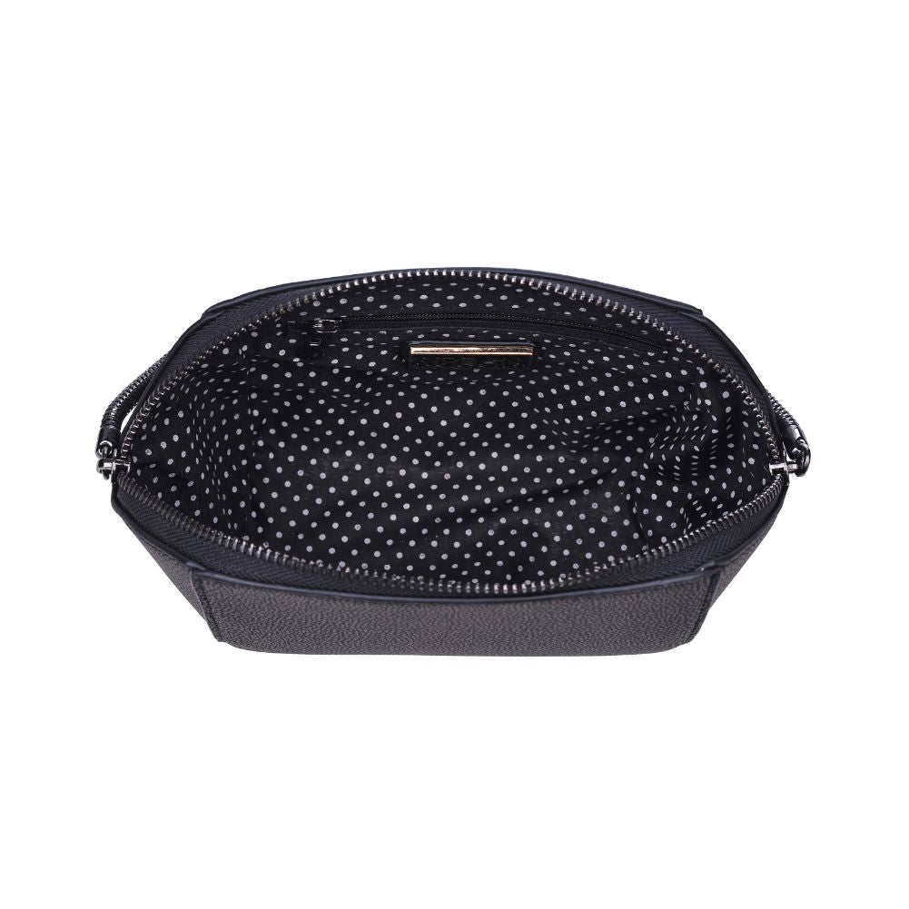 Product Image of Urban Expressions Bardot Cosmetic Pouch 840611136589 View 4 | Pewter