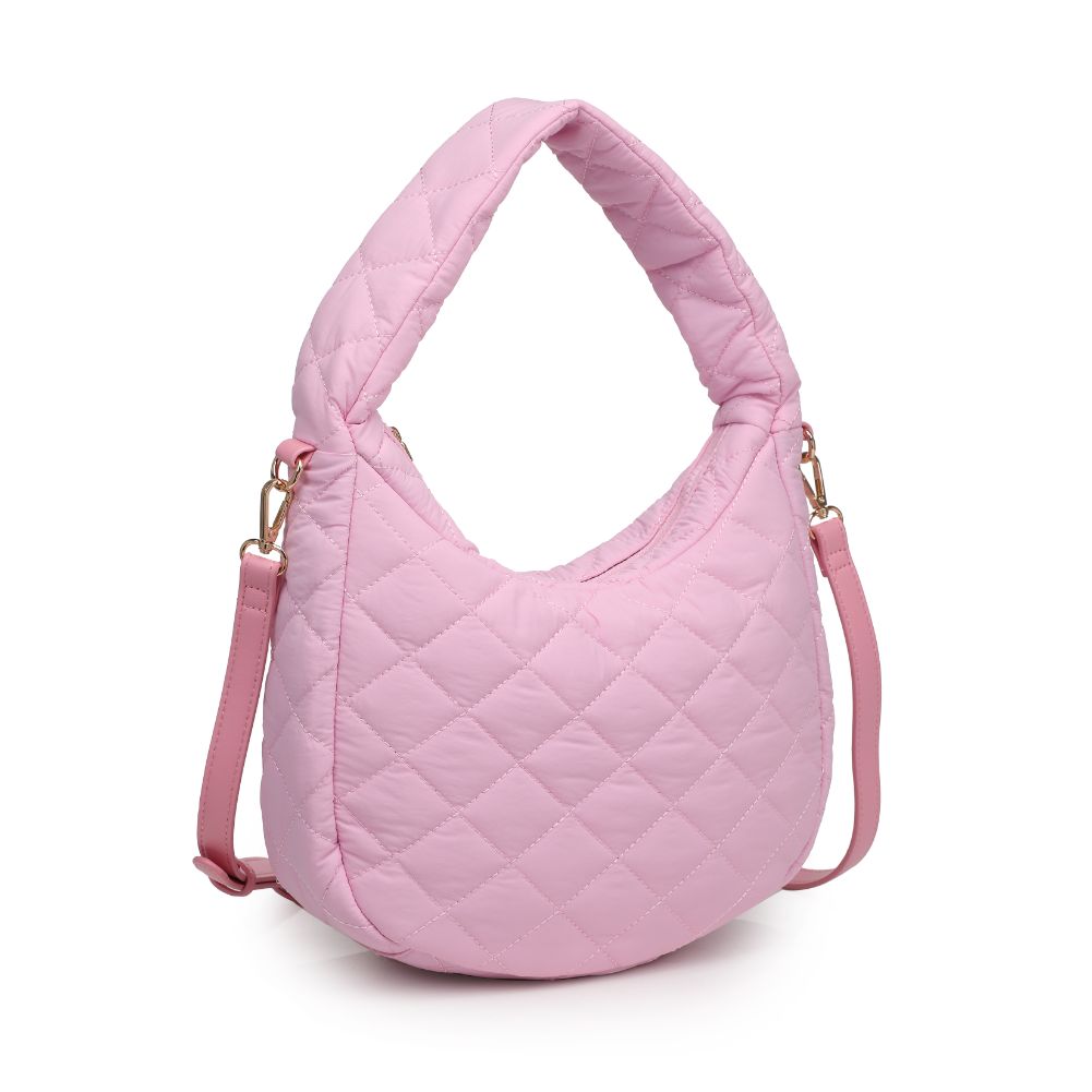 Product Image of Urban Expressions Sonoma - Quilted Nylon Hobo 840611118479 View 6 | Rose