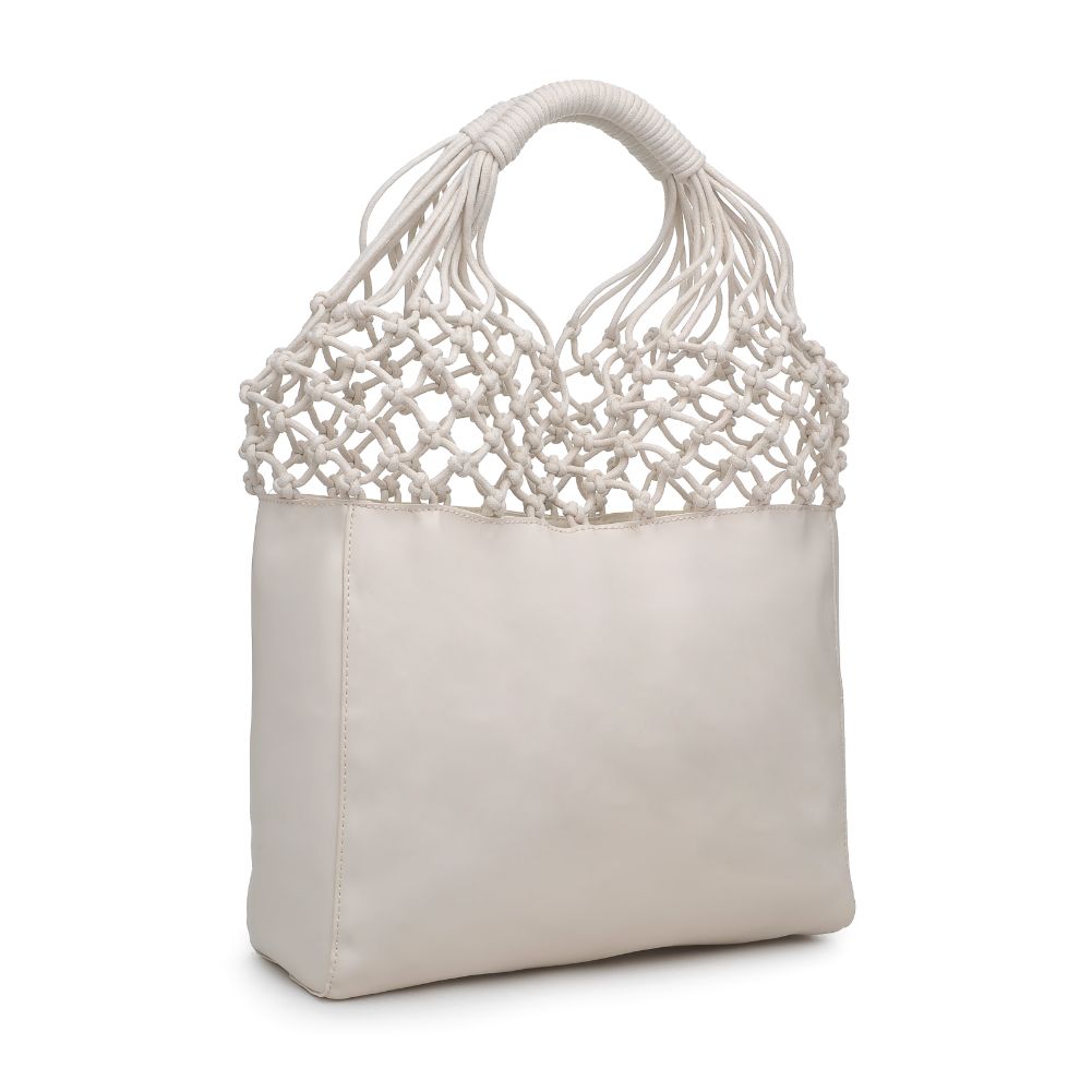 Woman wearing Cream Urban Expressions Santa Cruz Tote 840611169877 View 6 | Cream