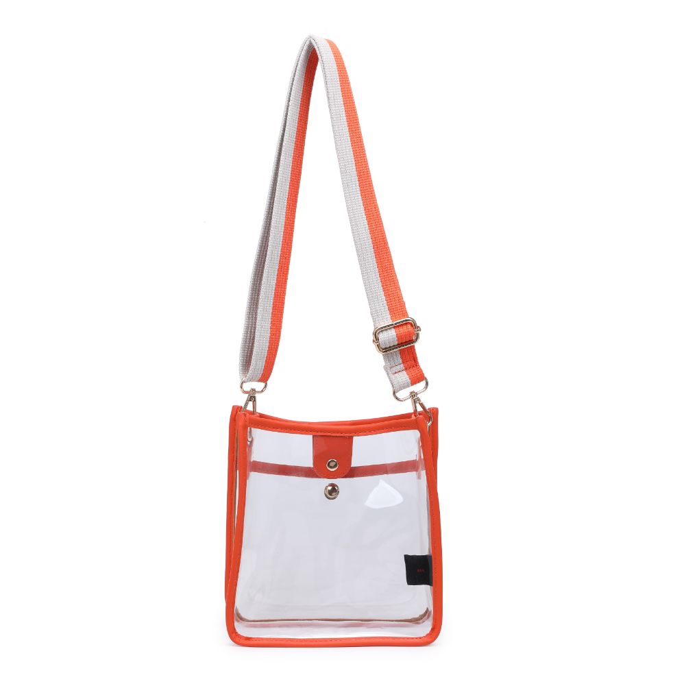 Woman wearing Orange Urban Expressions Beckham Crossbody 840611120007 View 7 | Orange