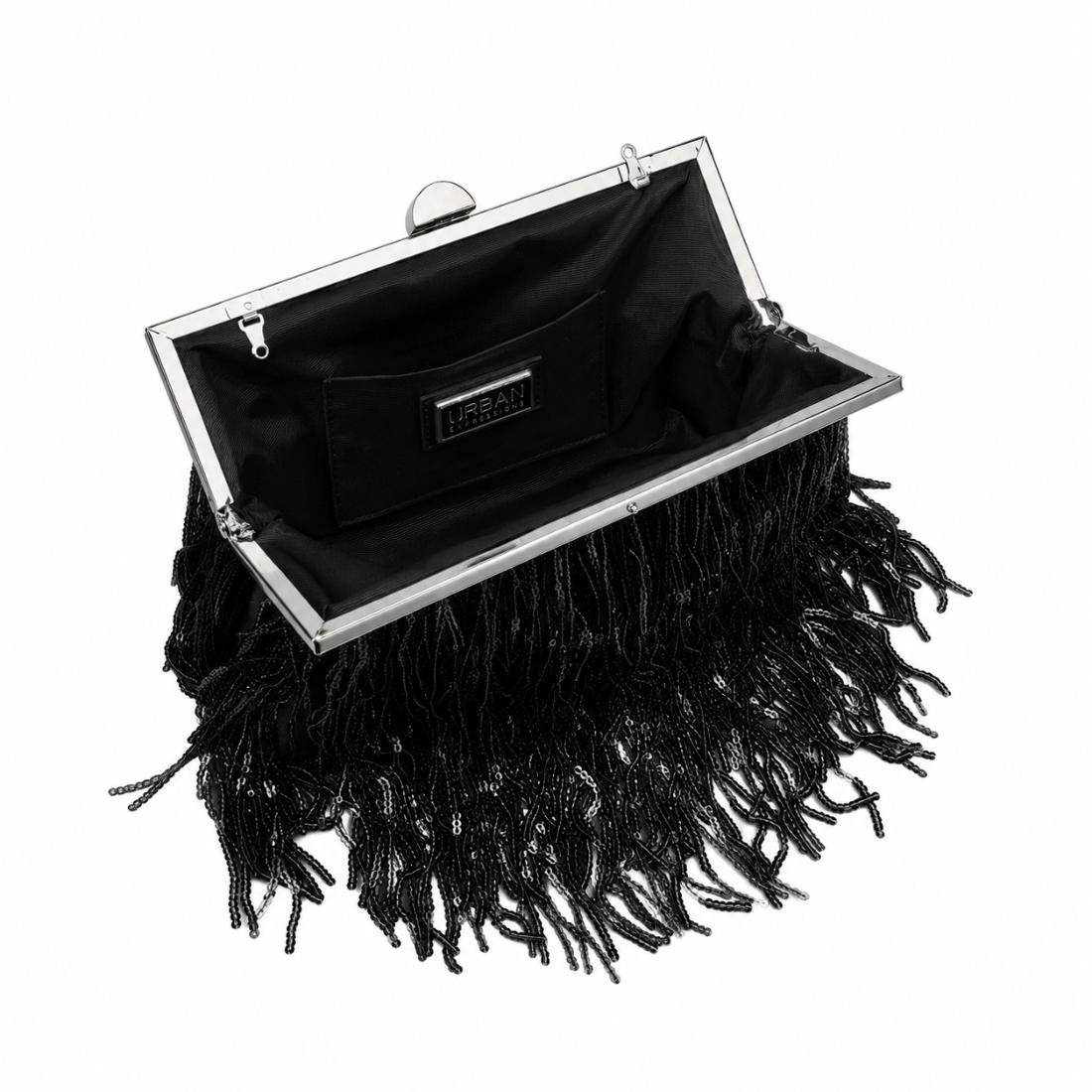 Urban Expressions Celestia Evening Bag 840504213823 View 4 | Black