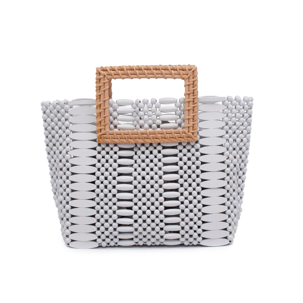 Product Image of Urban Expressions Del Mar Tote 840611178848 View 5 | White