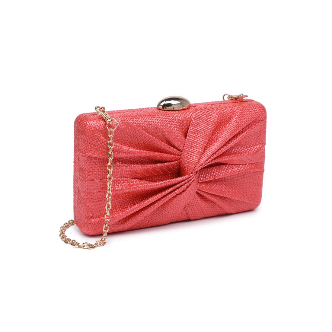 Woman wearing Red Urban Expressions Serenity Evening Bag 840504206337 View 6 | Red