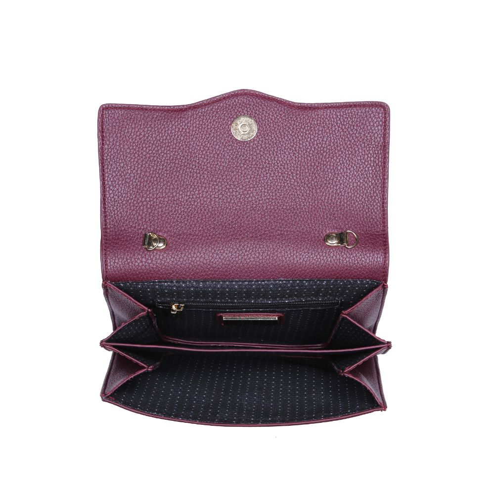 Product Image of Urban Expressions Ella Pebble Crossbody NA-840611162908 View 4 | Plum