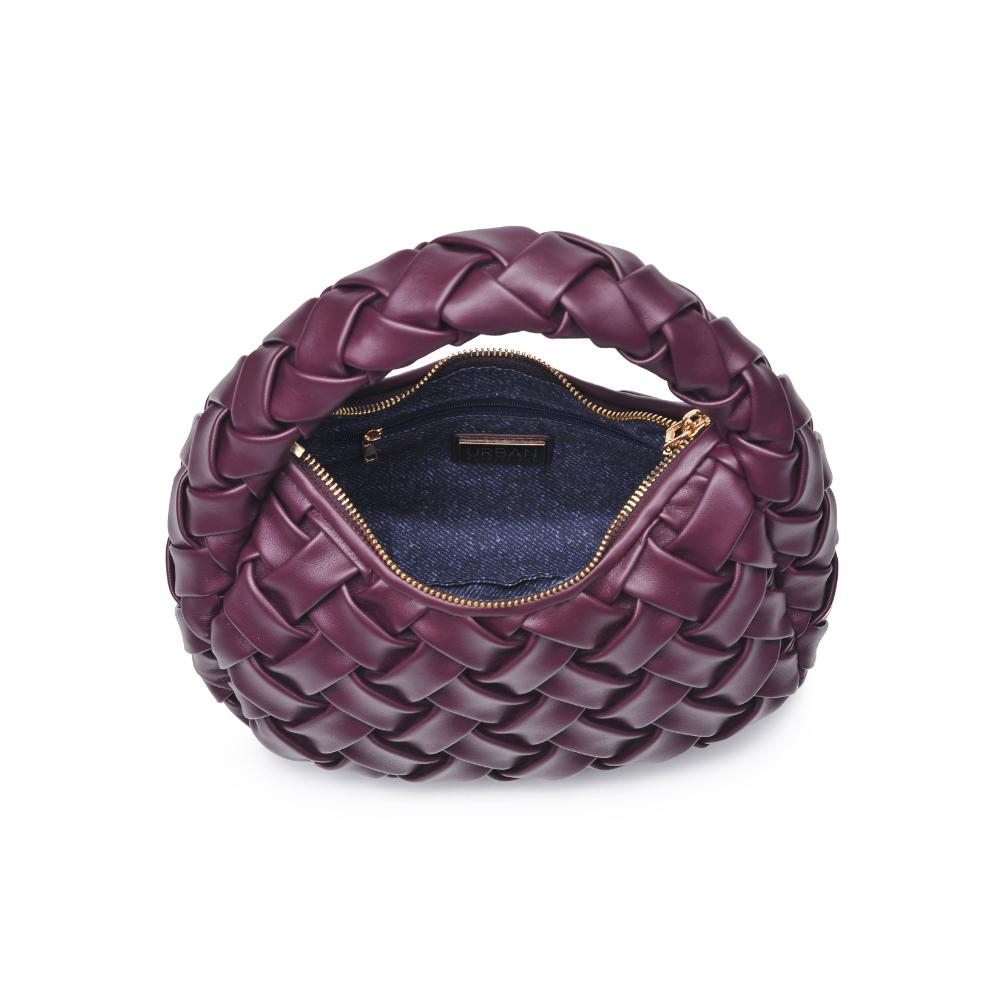 Woman wearing Wine Urban Expressions Noreen Clutch 840611193667 View 9 | Wine