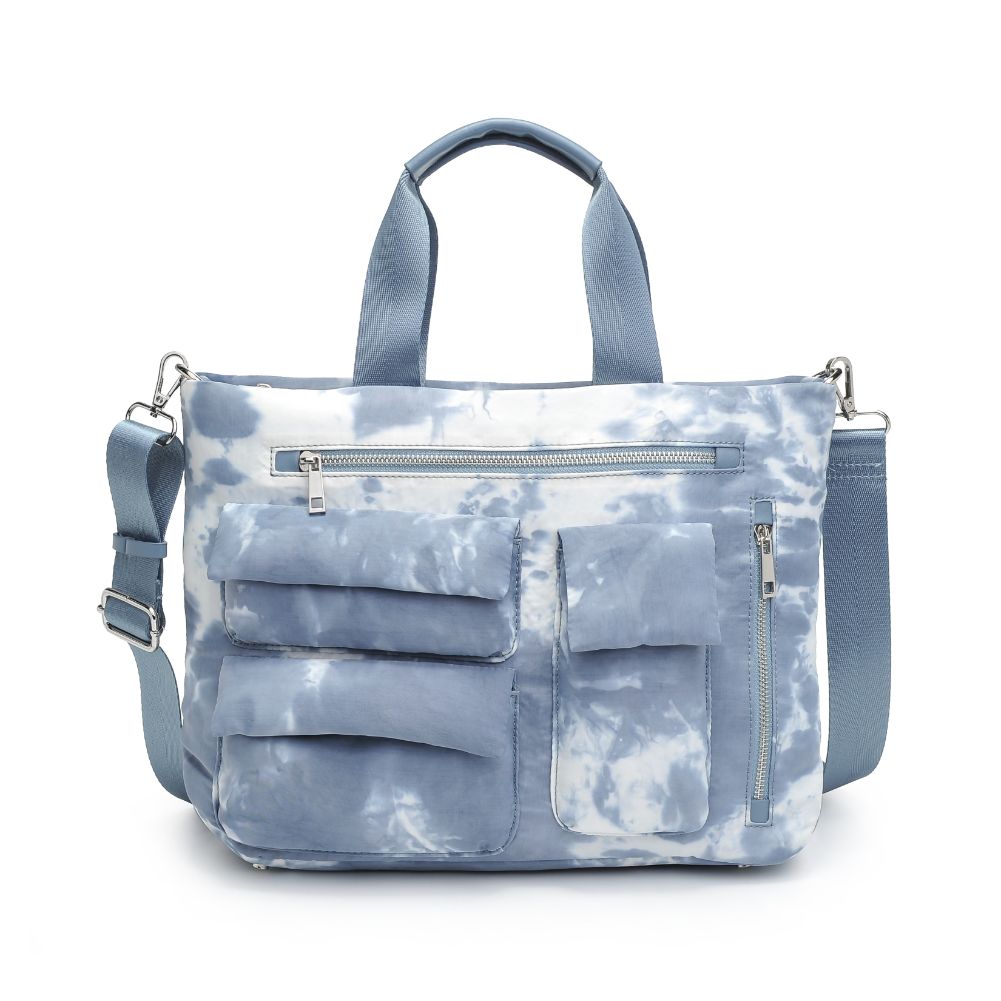 Product Image of Urban Expressions Aria Messenger 840611182074 View 5 | Slate Cloud