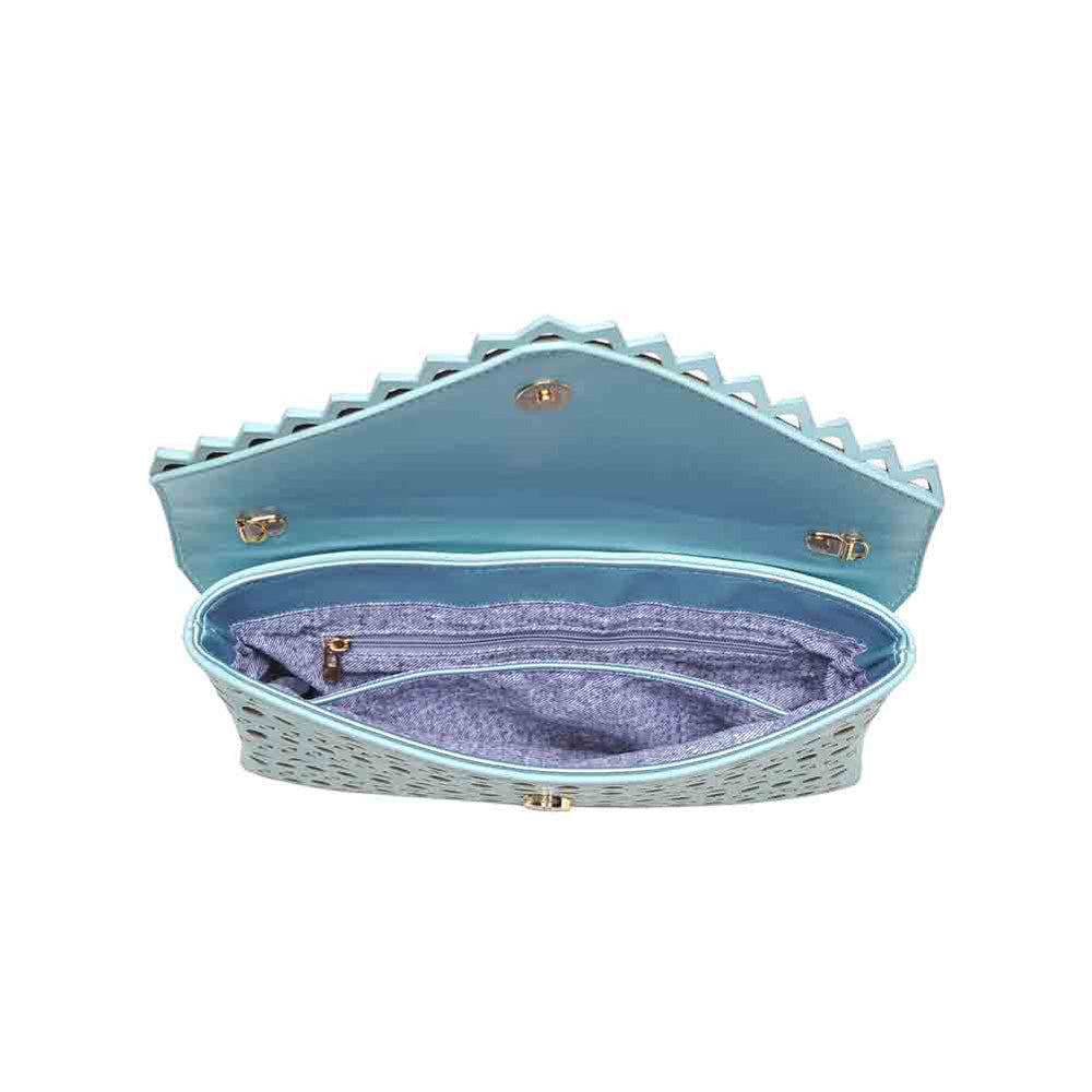 Product Image of Urban Expressions Fiona Clutch 840611148322 View 4 | Seafoam