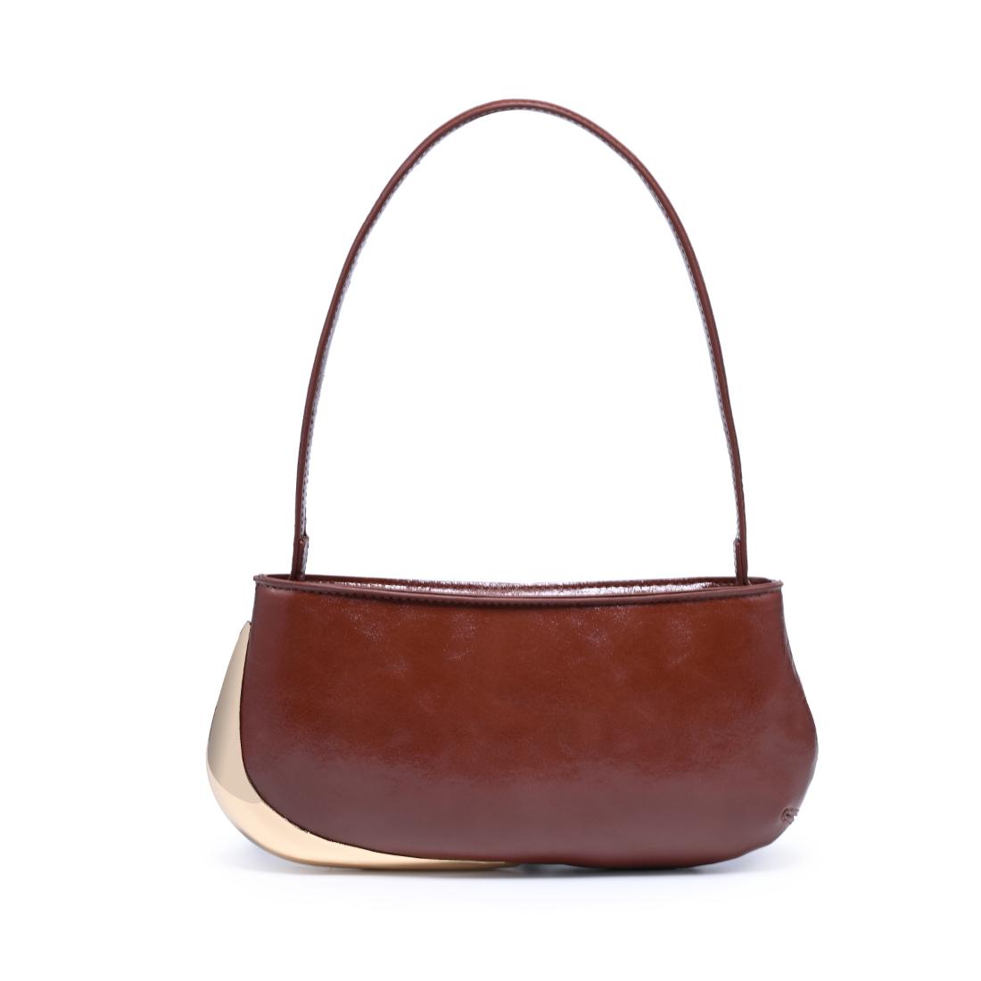 Woman wearing Chocolate Urban Expressions Cooper Shoulder Bag 840504205767 View 5 | Chocolate
