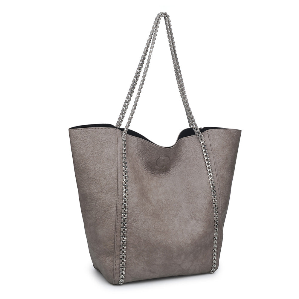 Product Image of Urban Expressions Matilda Tote NA-840611151469 View 2 | Ash