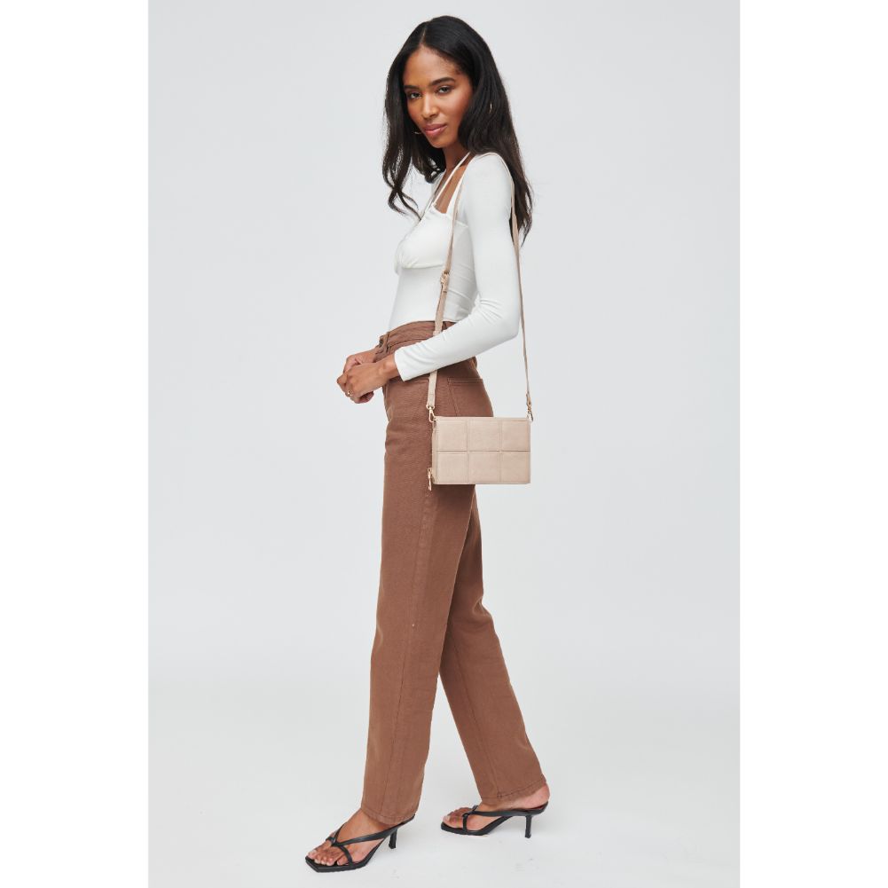 Woman wearing Natural Urban Expressions Raelynn Crossbody 840611103994 View 2 | Natural