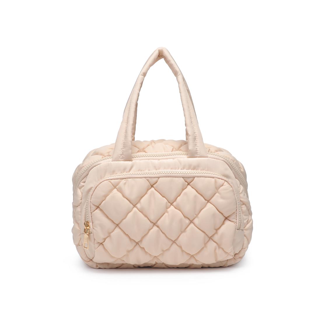 Urban Essentials Zip Me Pretty - Quilted Puffer Travel Organizer 840504201189 View 5 | Cream