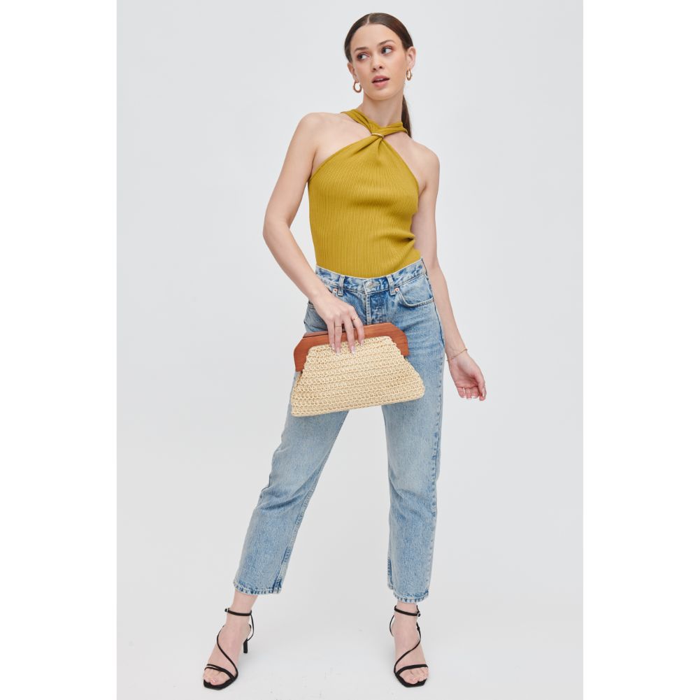 Woman wearing Natural Urban Expressions Tulsa Clutch 840611105912 View 2 | Natural