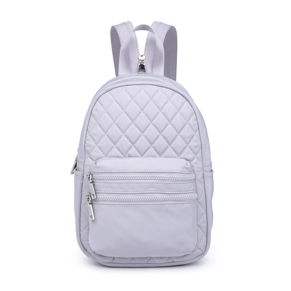 Product Image of Urban Expressions Brynlee Sling Backpack 840611180469 View 5 | Grey