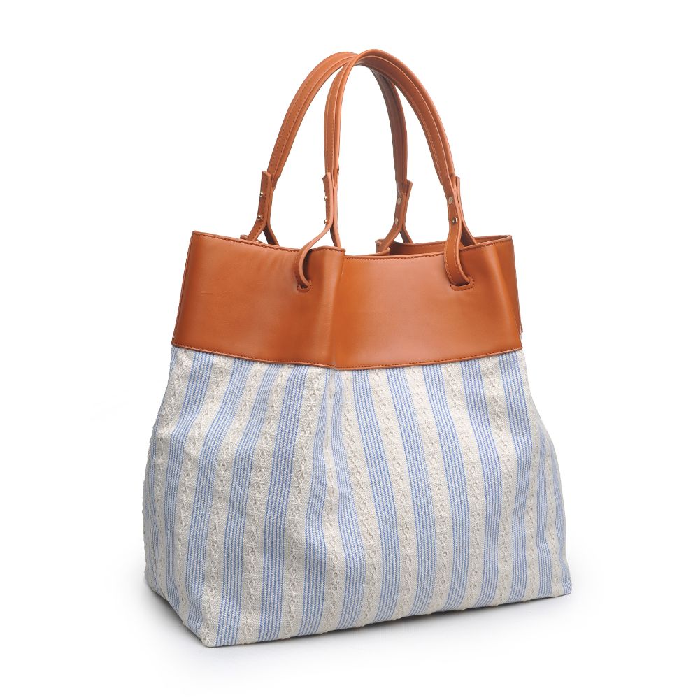 Product Image of Urban Expressions Kiara Tote 840611172334 View 2 | Blue Tan