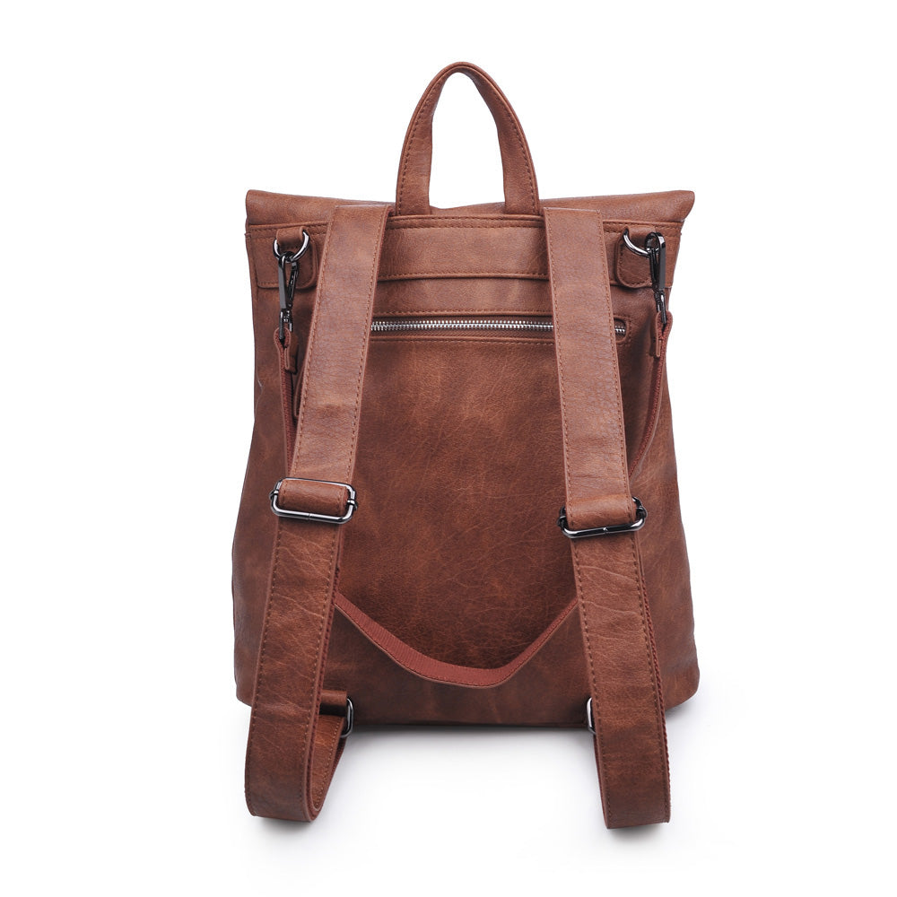 Urban Expressions Lennon Backpack 840611134837 View 7 | Cognac