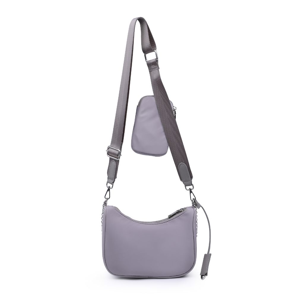 Product Image of Urban Expressions Joss - Nylon Crossbody 840611176813 View 7 | Grey