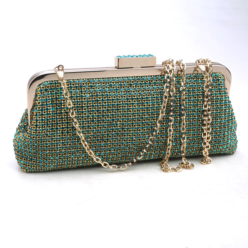 Product Image of Urban Expressions Brittnee Evening Bag 840611111180 View 1 | Turquoise