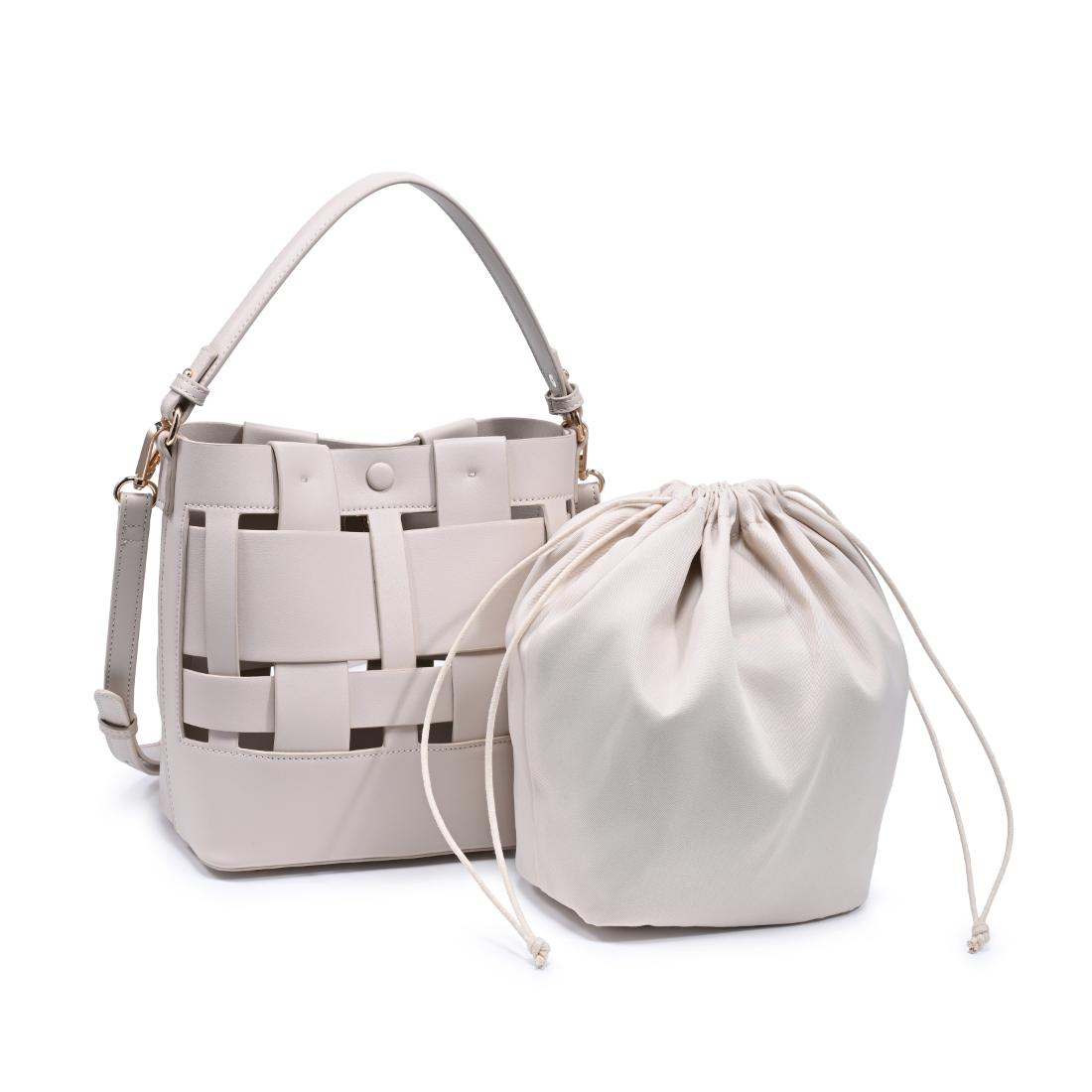 Woman wearing Ivory Urban Expressions Parker Crossbody 840504205460 View 6 | Ivory