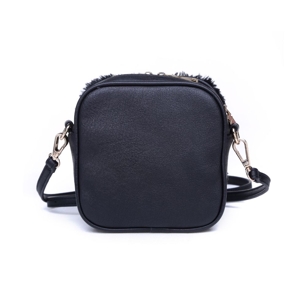 Woman wearing Black Urban Expressions Sylvester Crossbody NA-840611140067 View 7 | Black