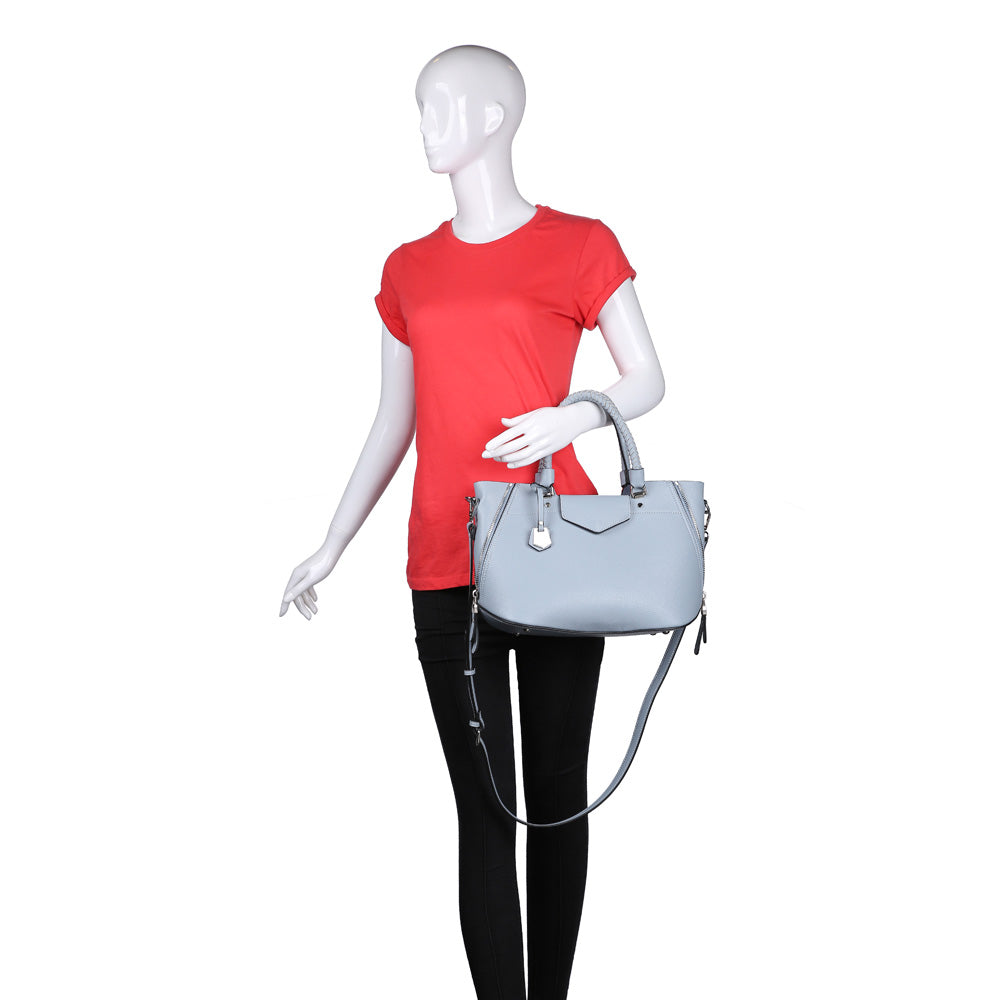 Product Image of Urban Expressions Phoenix Satchel NA-840611158550 View 5 | Blue