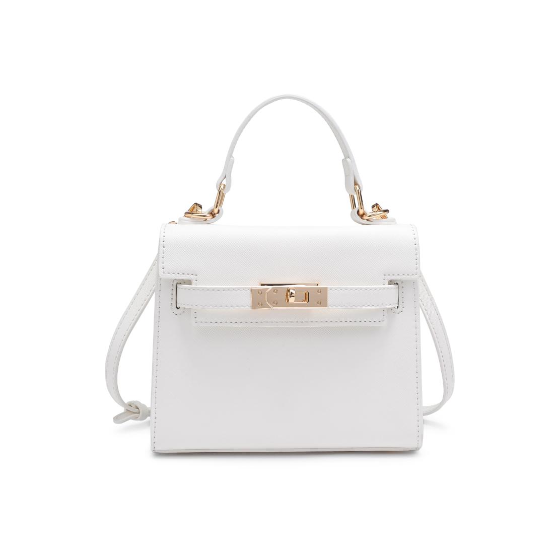 Woman wearing Tan Urban Expressions Mayfair Crossbody 840611121585 View 1 | Tan