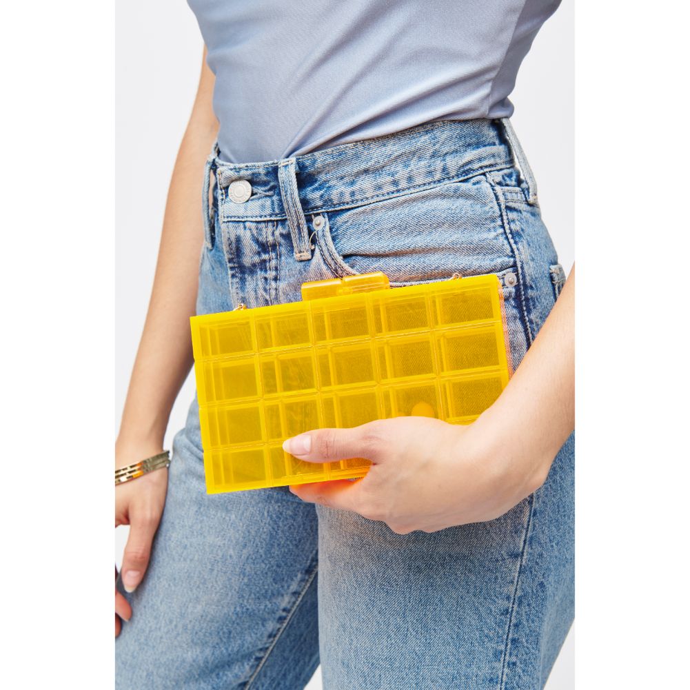 Woman wearing Mandarin Urban Expressions Nisha Evening Bag 840611184450 View 2 | Mandarin