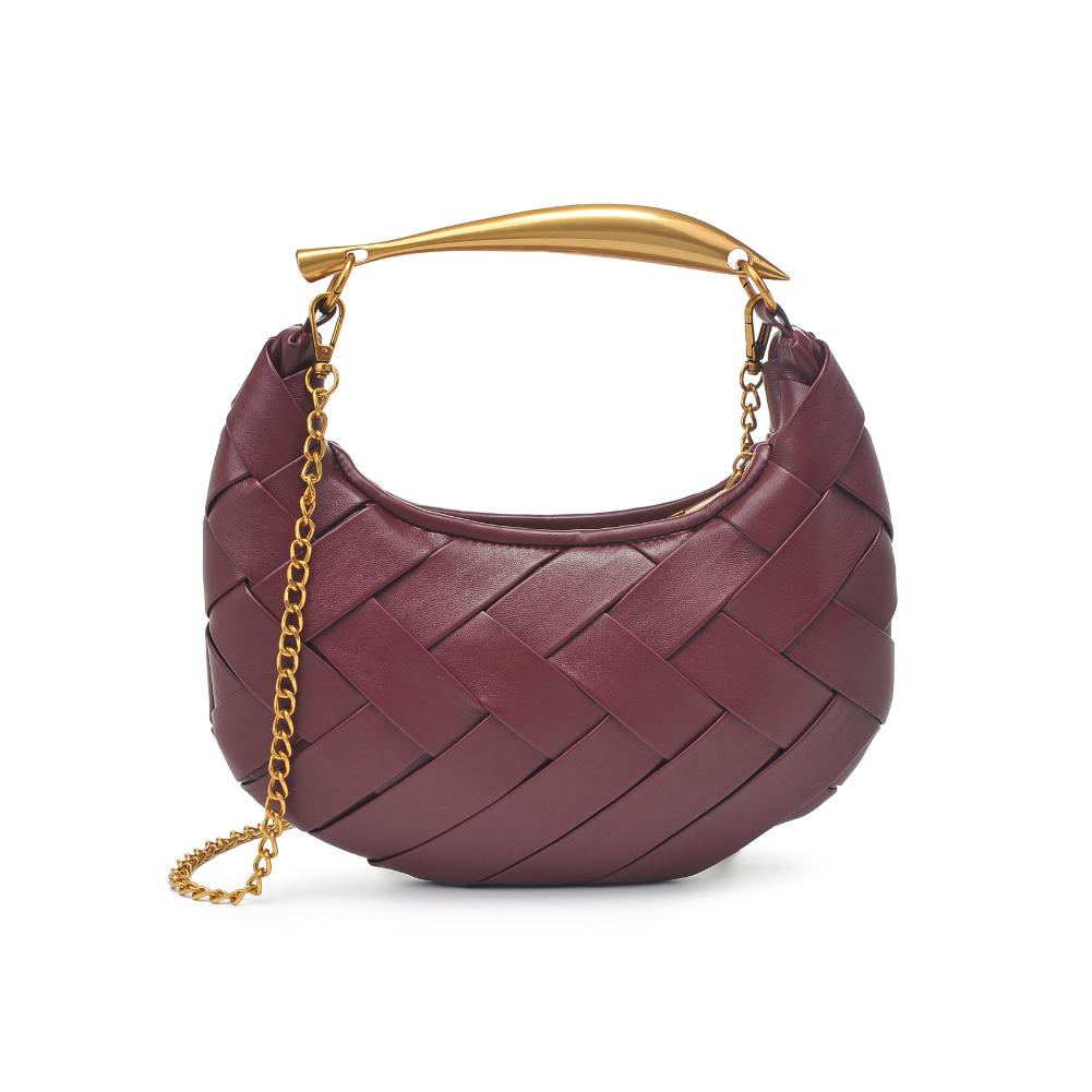 Woman wearing Wine Urban Expressions Ursula Crossbody 840611193766 View 7 | Wine