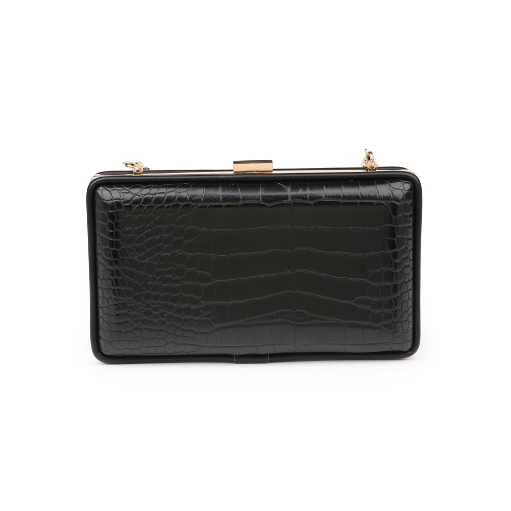 Product Image of Urban Expressions Elizabeth Clutch NA-840611157164 View 3 | Black