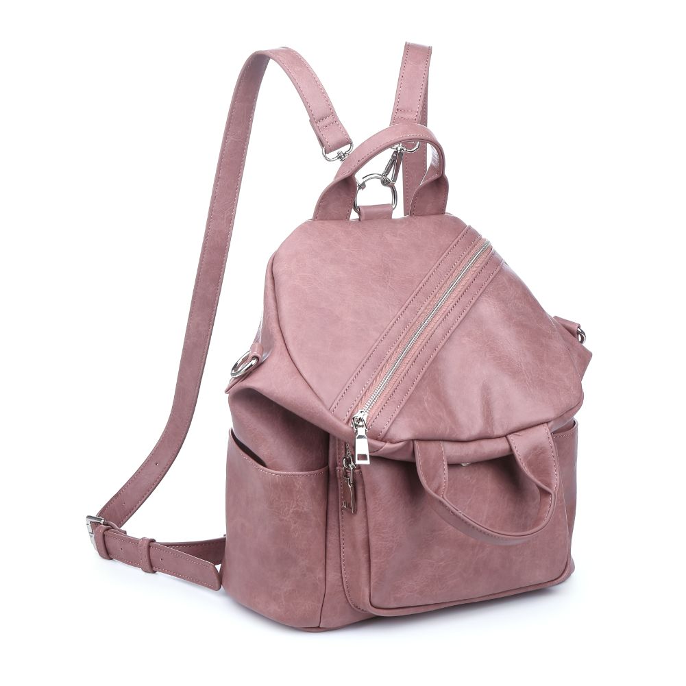 Product Image of Urban Expressions Jackson Backpack NA-840611163509 View 2 | Mauve