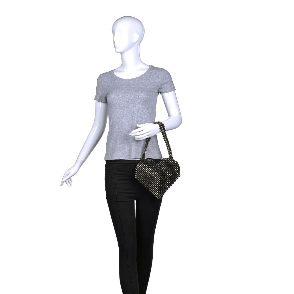 Product Image of Urban Expressions Harmony Evening Bag 840611168917 View 5 | Pewter