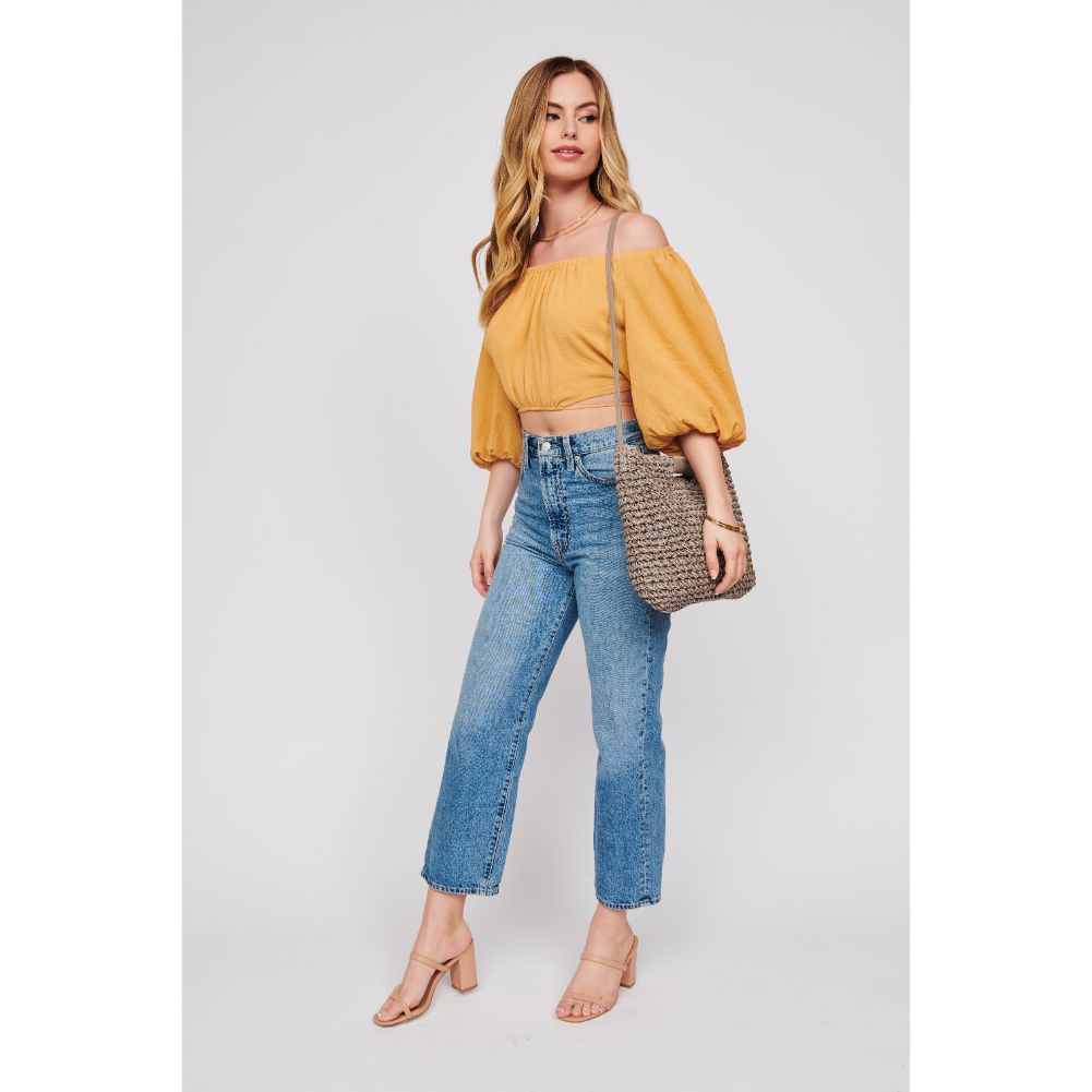 Woman wearing Grey Urban Expressions Southampton Crossbody 818209018692 View 3 | Grey