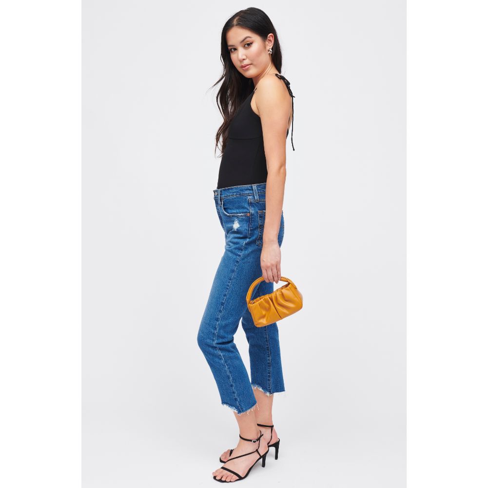 Woman wearing Mustard Urban Expressions Milo Mini Bag 818209010528 View 4 | Mustard