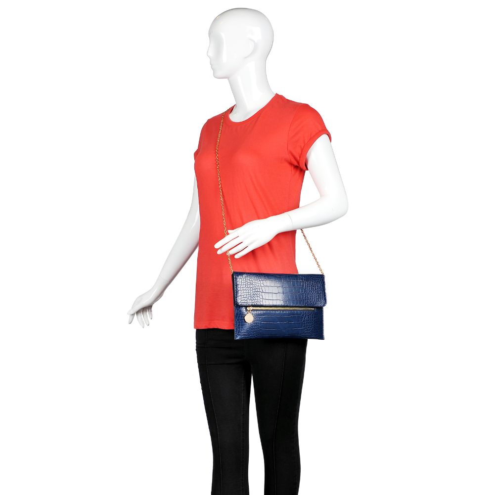 Product Image of Urban Expressions Evette Clutch 840611165510 View 5 | Navy