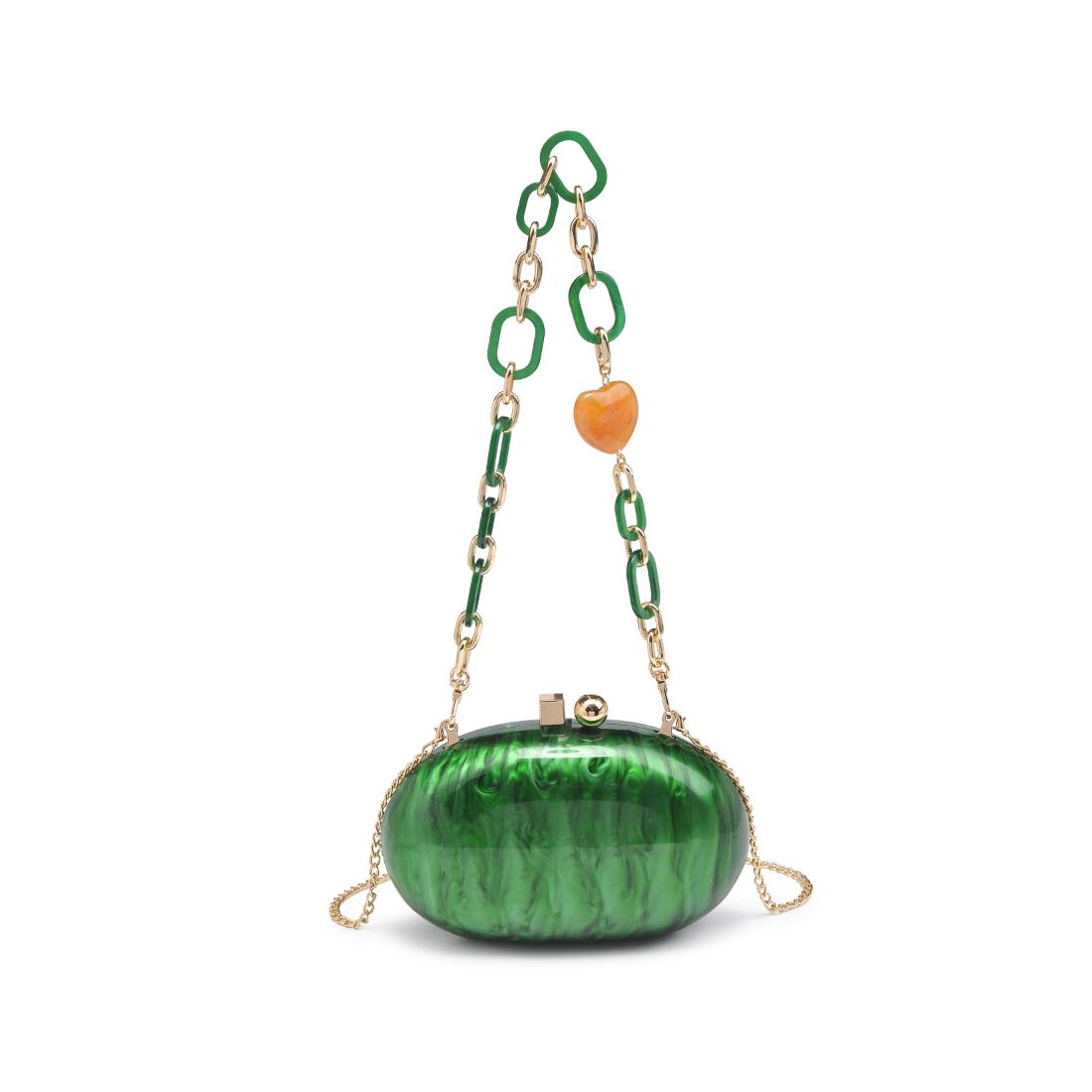 Product Image of Urban Expressions Tamberla Evening Bag 840611152718 View 5 | Emerald