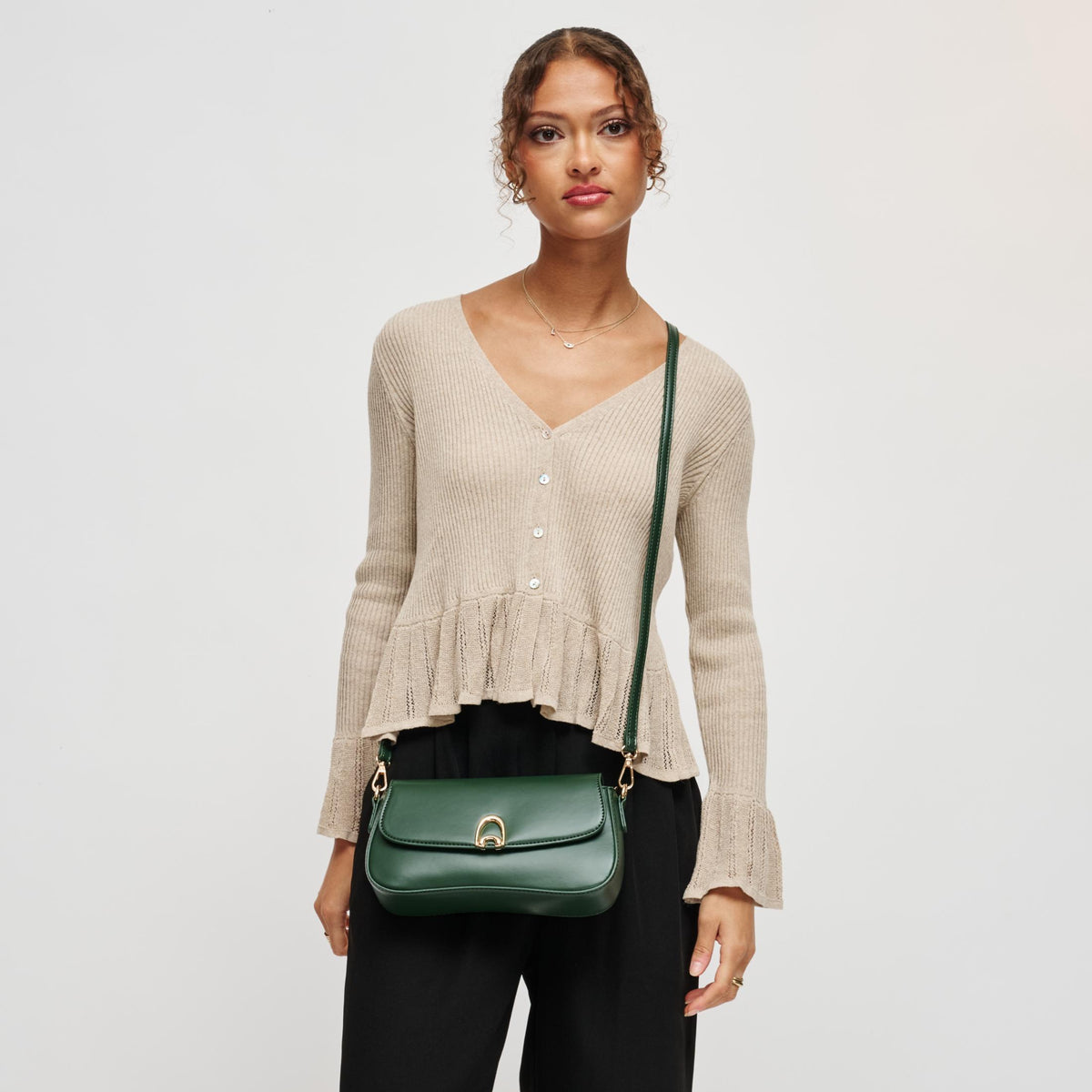 Woman wearing Hunter Urban Expressions Langdon Shoulder Bag 840504212741 View 2 | Hunter