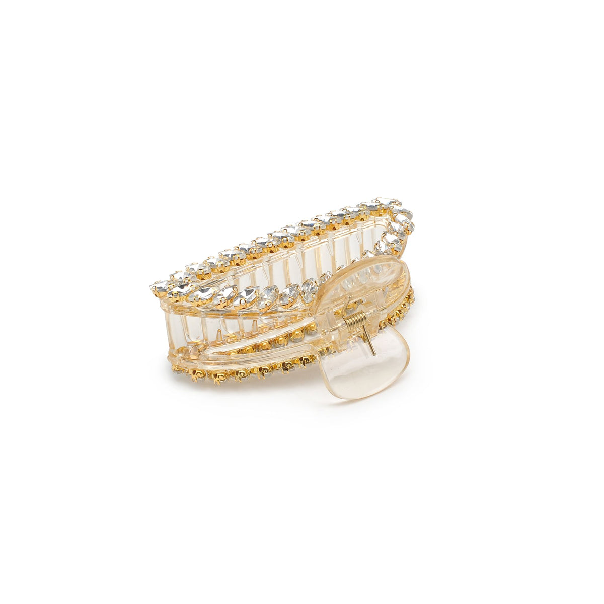 Urban Expressions Camilla - Rhinestone Embellished Hair Claw Hair Claw 818209013871 View 3 | Clear