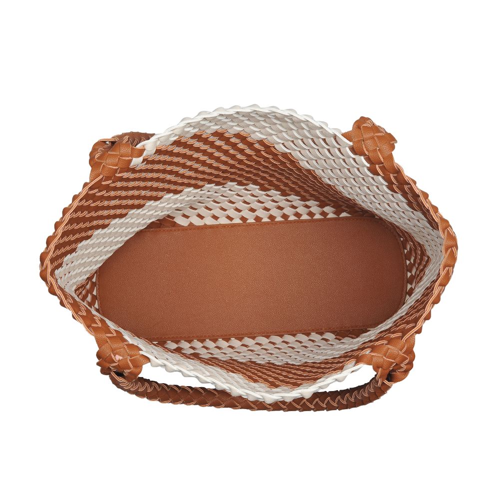 Product Image of Urban Expressions Cebu Tote 840611170767 View 4 | Tan Cream