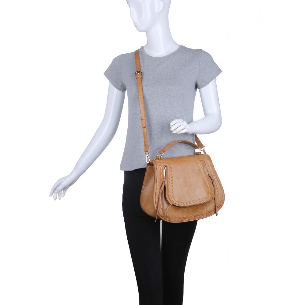 Product Image of Urban Expressions Khloe Crossbody 840611119797 View 5 | Tan