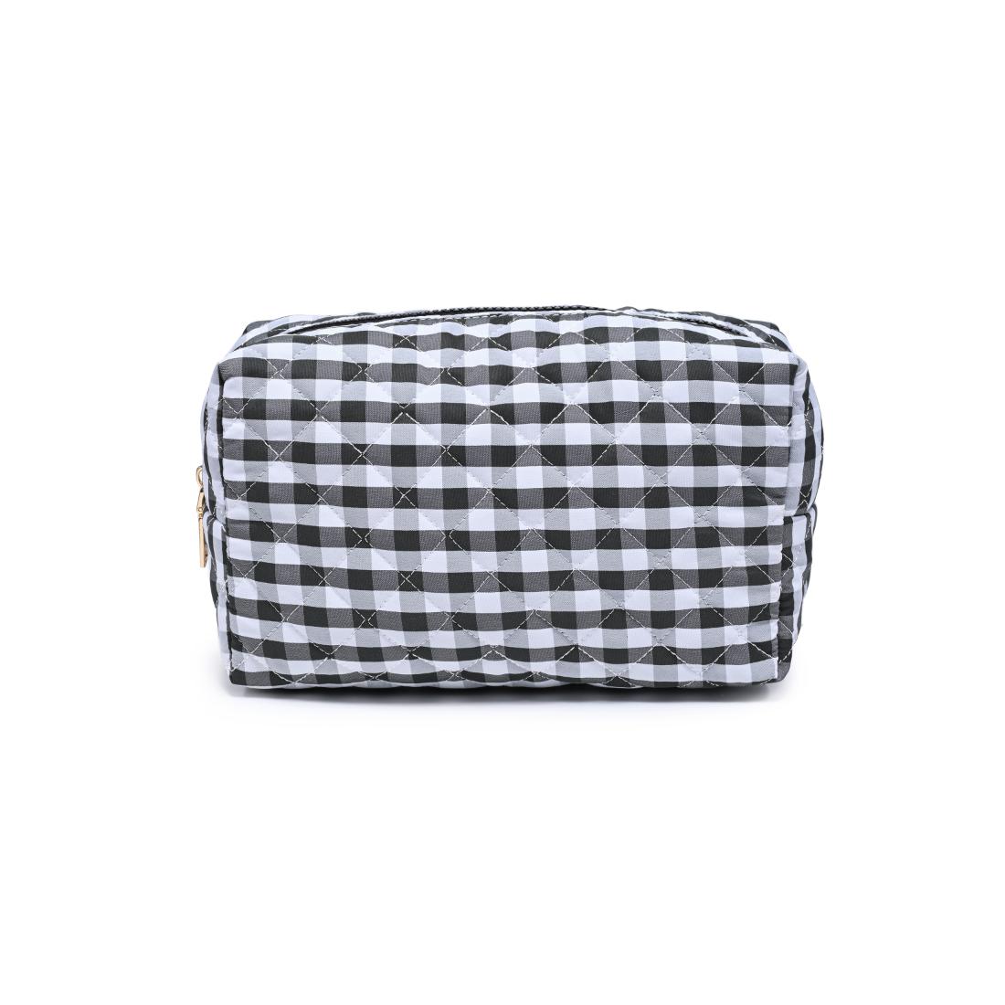 Urban Essentials Check Mate Cosmetic & Travel Organizer Pouch 840504209826 View 5 | Black