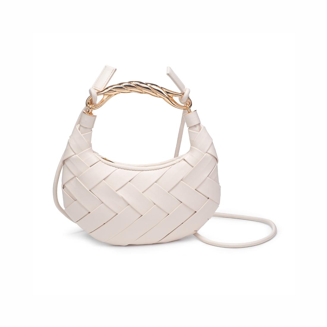 Woman wearing Oatmilk Urban Expressions Pamela Crossbody 840611147462 View 5 | Oatmilk