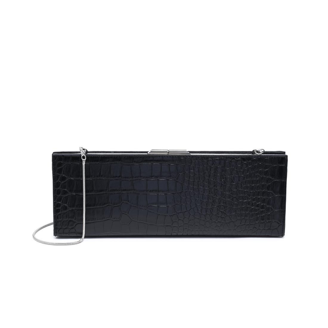 Urban Expressions Nazlee - Croc Clutch 840504212604 View 5 | Black