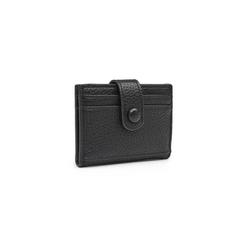 Woman wearing Black Urban Expressions Lola Card Holder 840611144324 View 6 | Black
