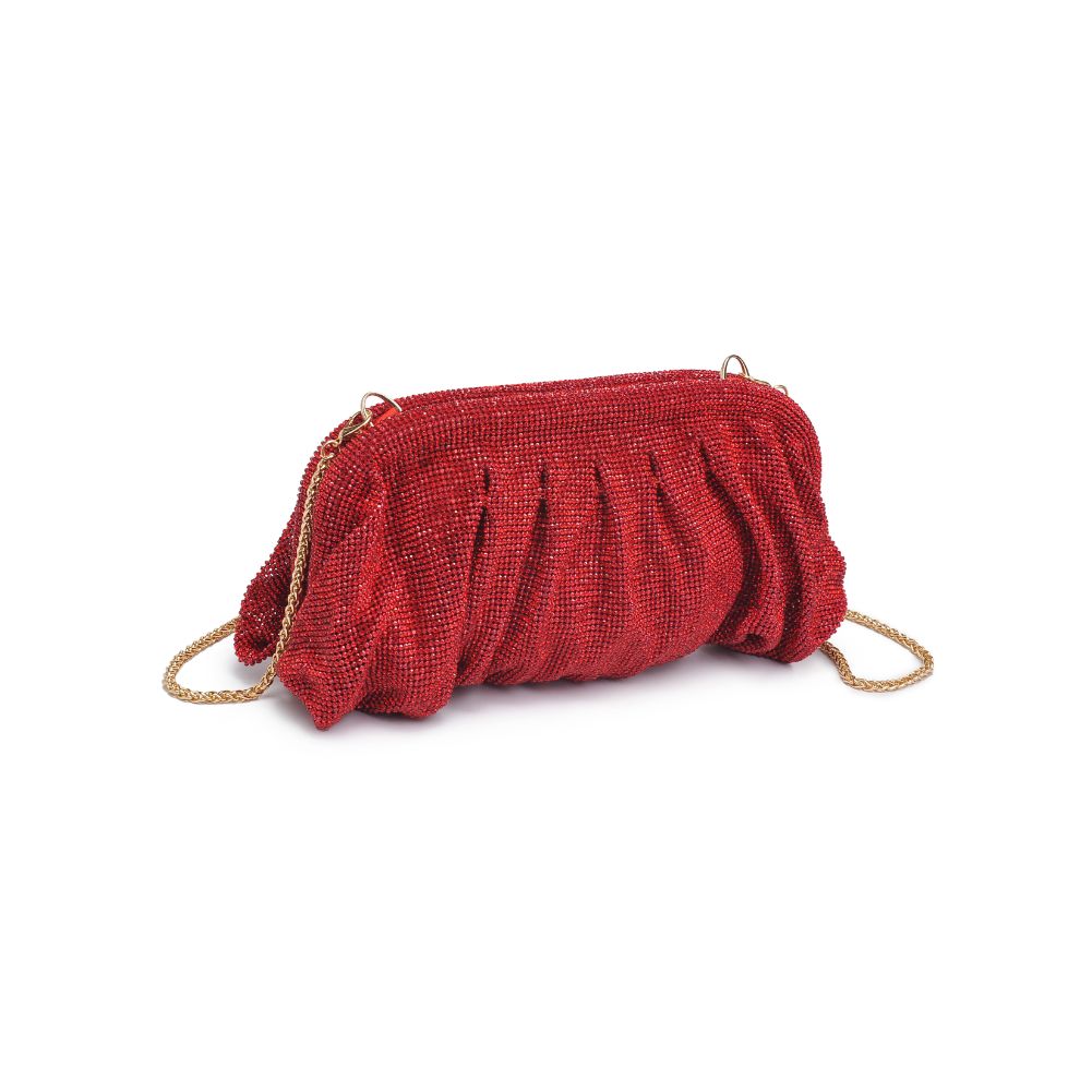 Woman wearing Red Urban Expressions Irina Evening Bag 840611109408 View 6 | Red