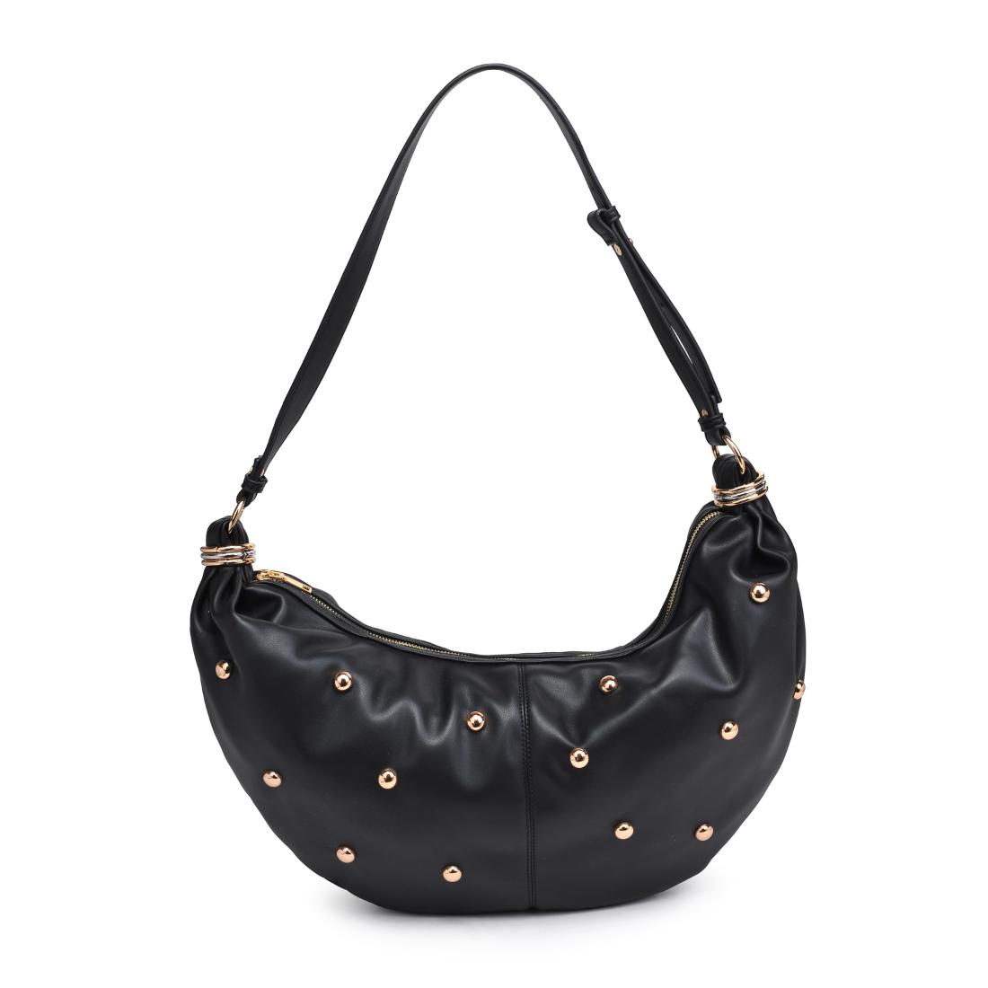 Woman wearing Black Urban Expressions Bianca Hobo 840611151131 View 5 | Black