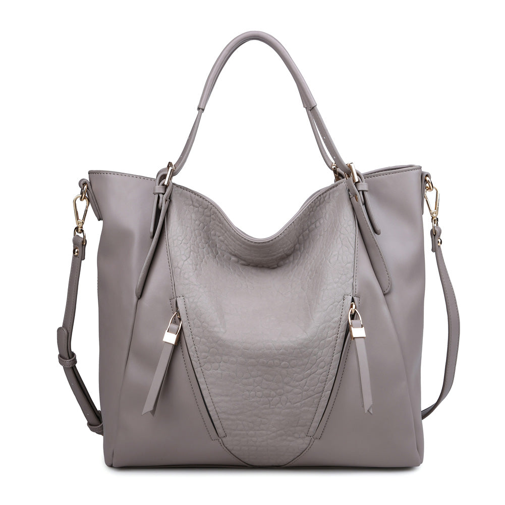 Product Image of Urban Expressions Jak Pebble Tote NA-840611155191 View 1 | Grey