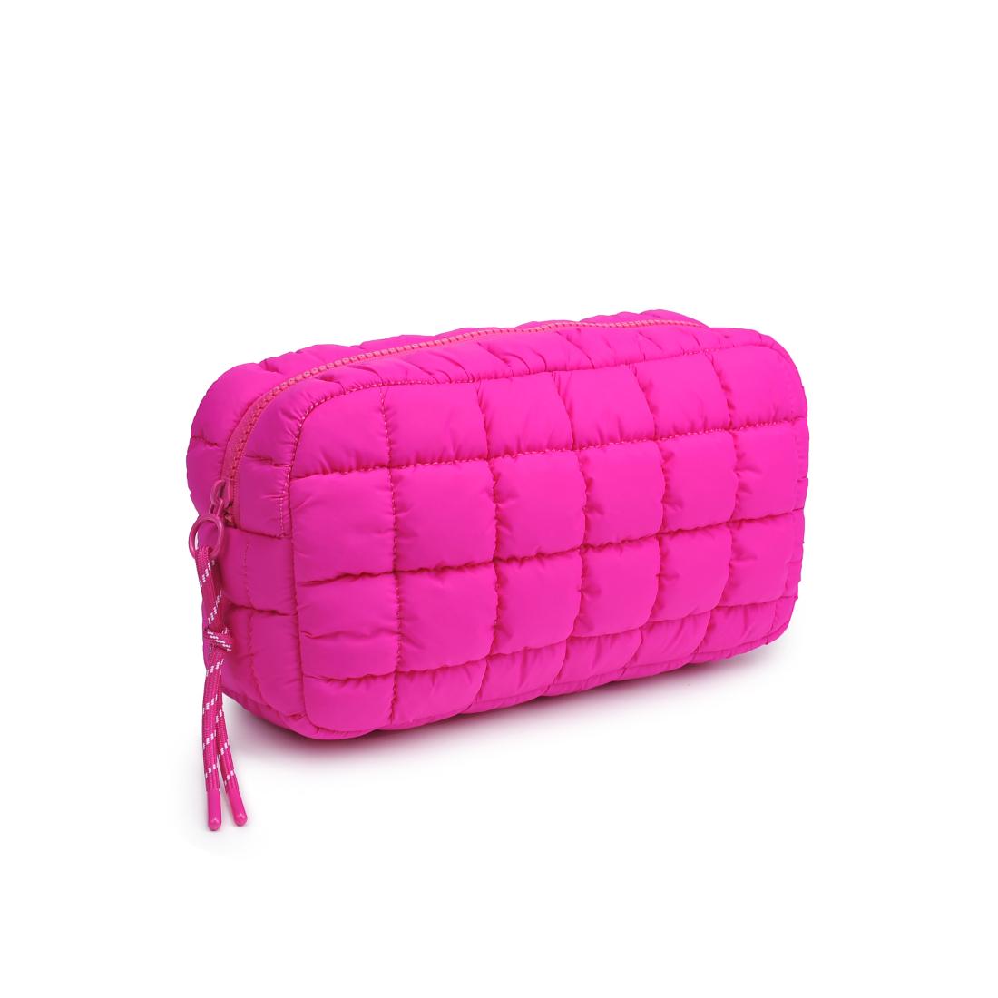 Urban Essentials Cloud Nine - Puffer Cosmetic & Travel Organizer Pouch 840611143778 View 6 | Fuchsia
